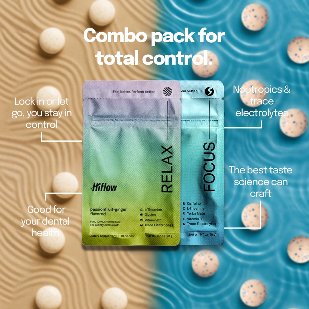 COMBO PACK (FOCUS GUM + RELAX GUM)
