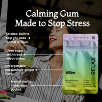Sugar-Free Calming Gum to Manage Stress (Magnesium + L-Theanine + Glycine)